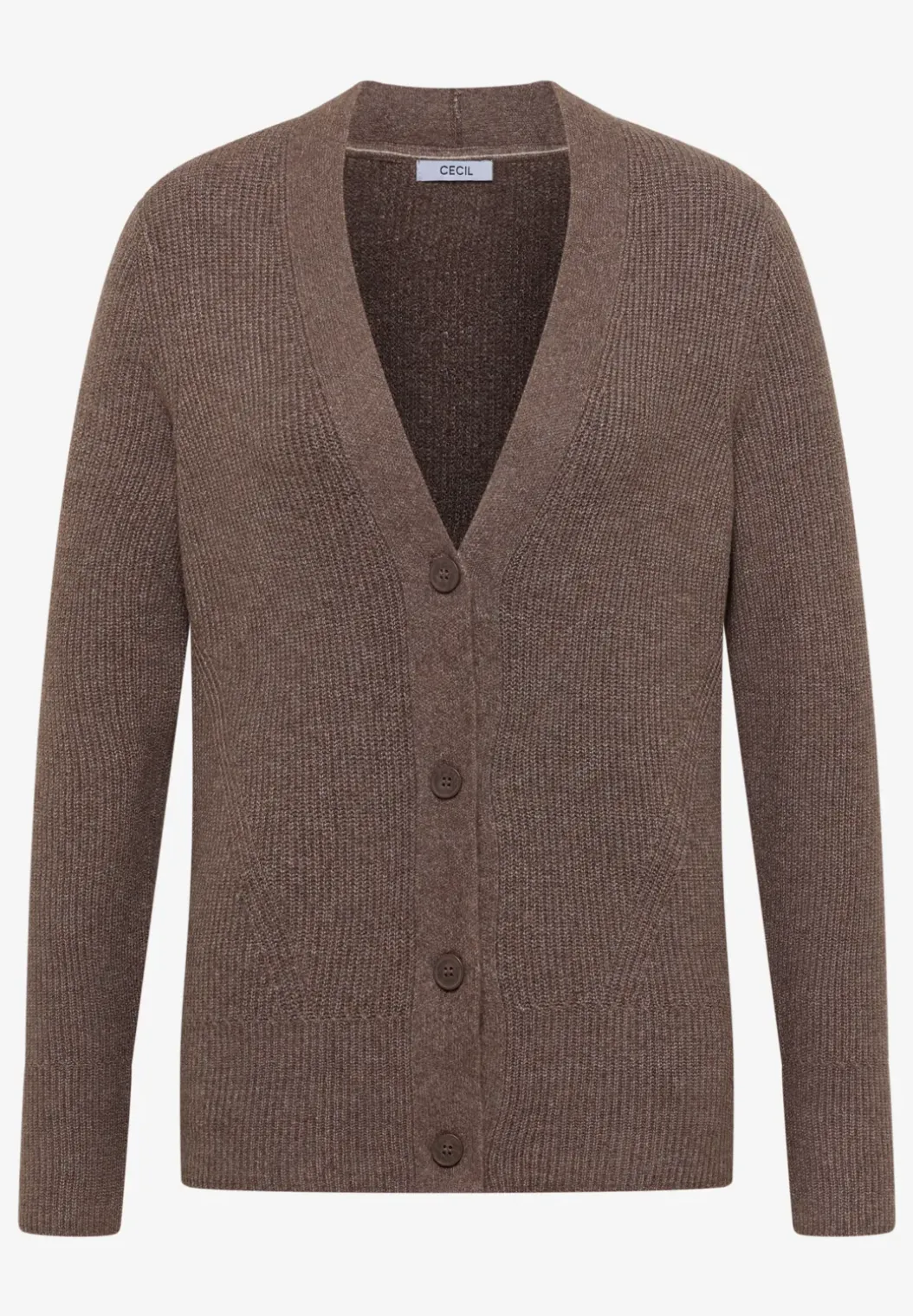Vest met structuurdetails
