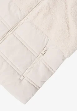 Vest met structuurmix