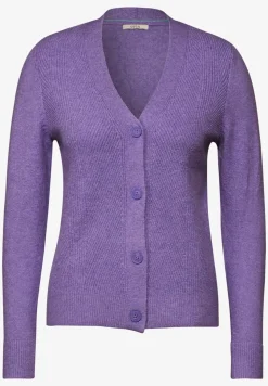 Vest met structuurmix