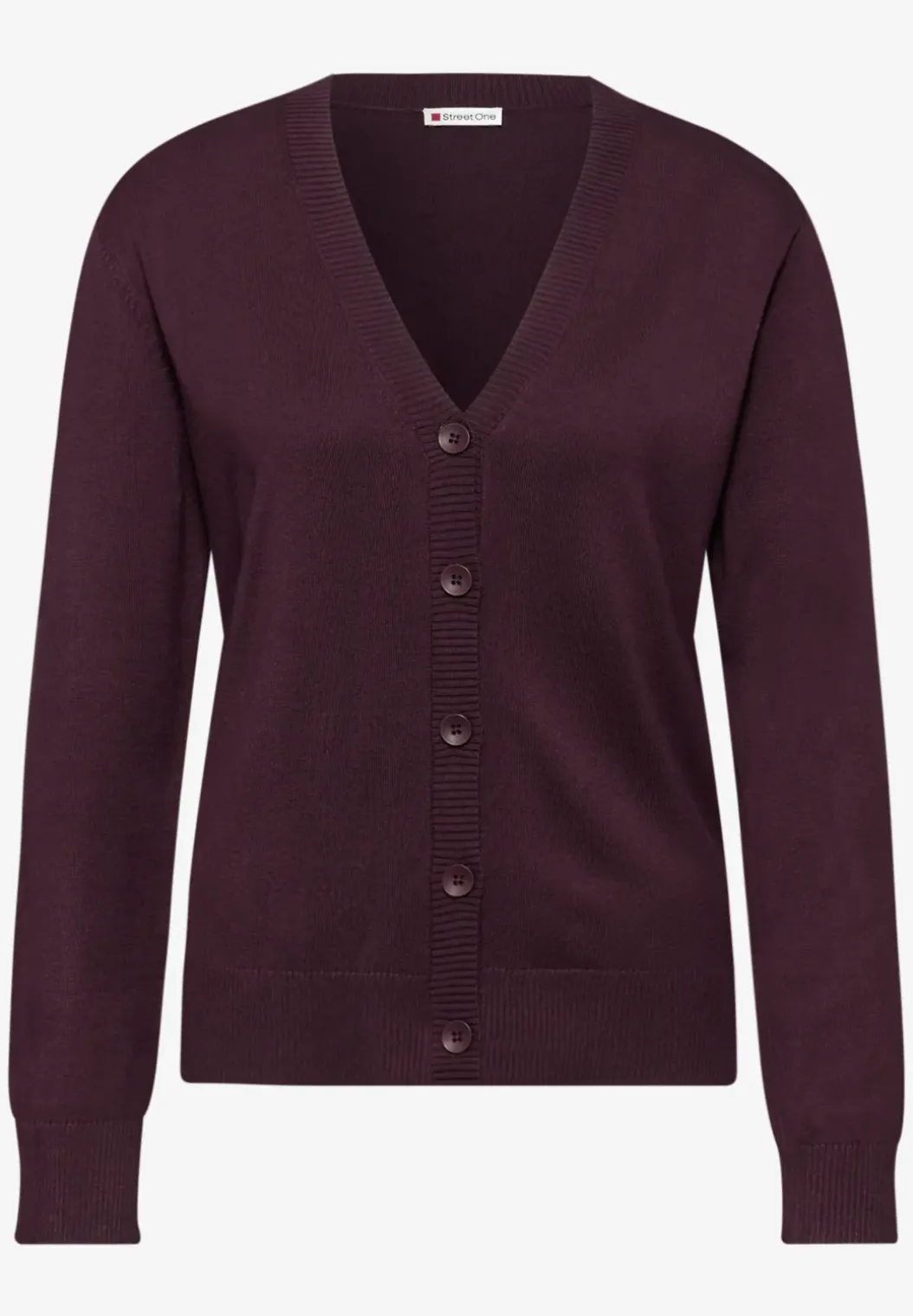 Vest met V-hals