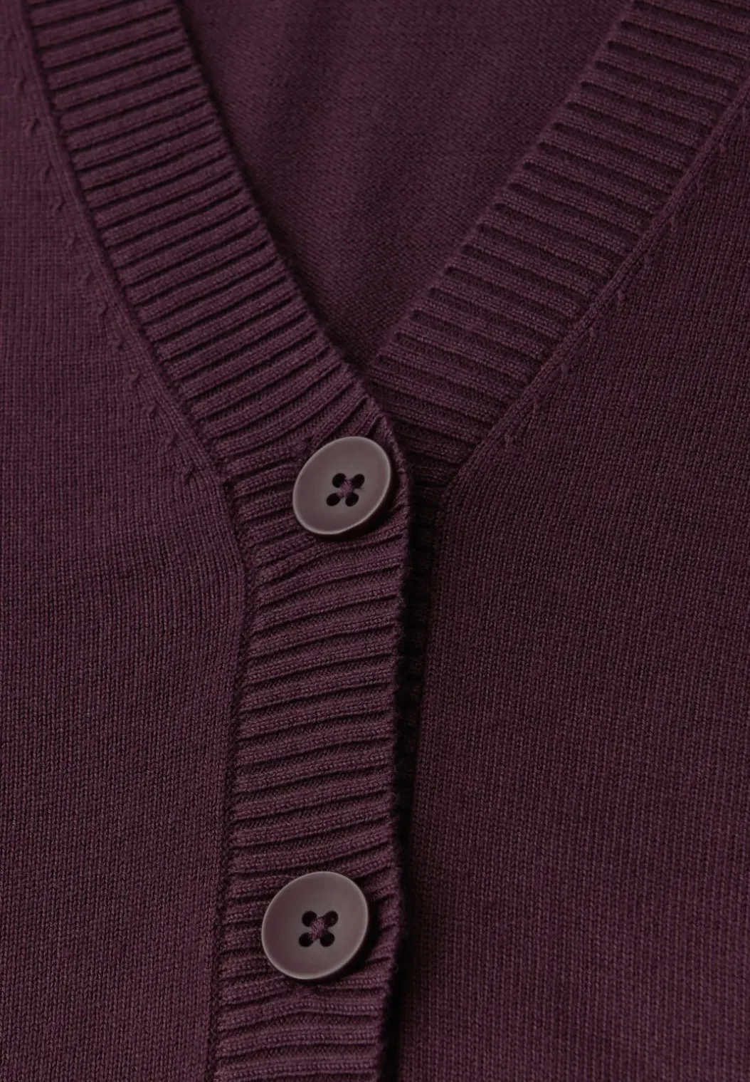 Vest met V-hals