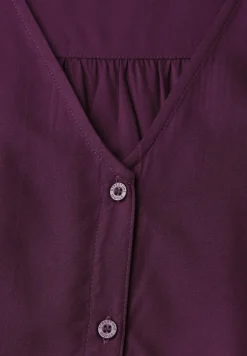 V-hals blouse met knopen