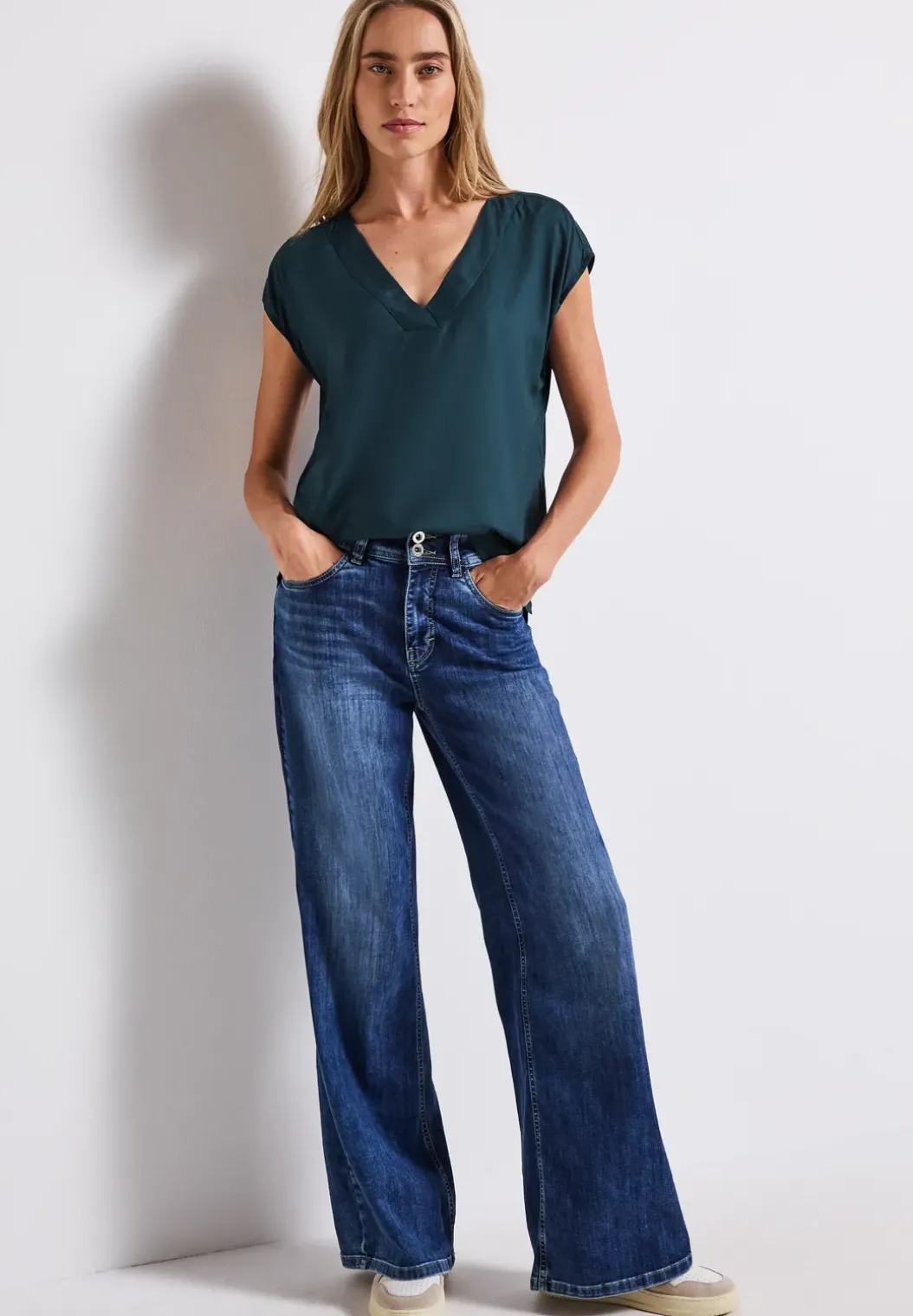 V-hals blouse shirt