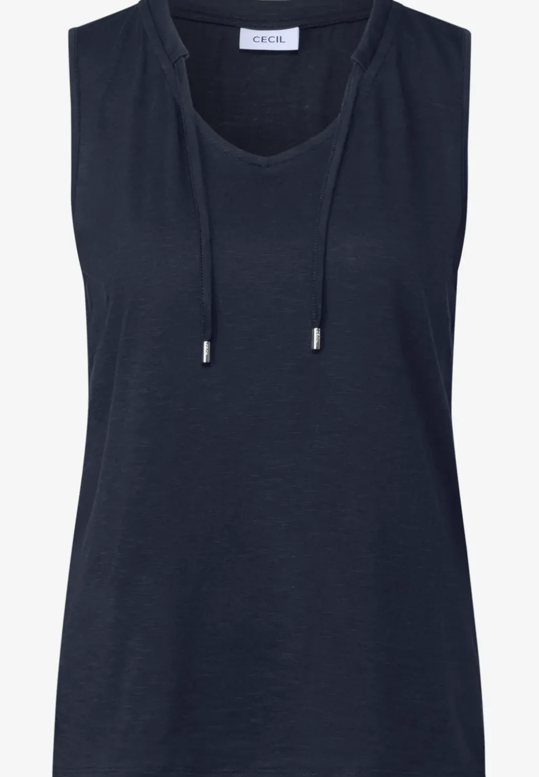 V-hals top met linten