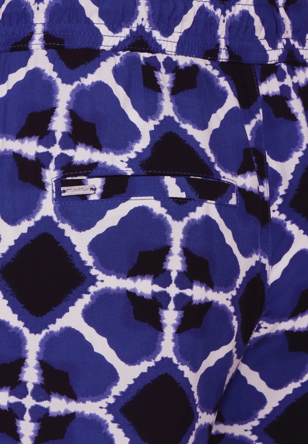 Viscose broek met print