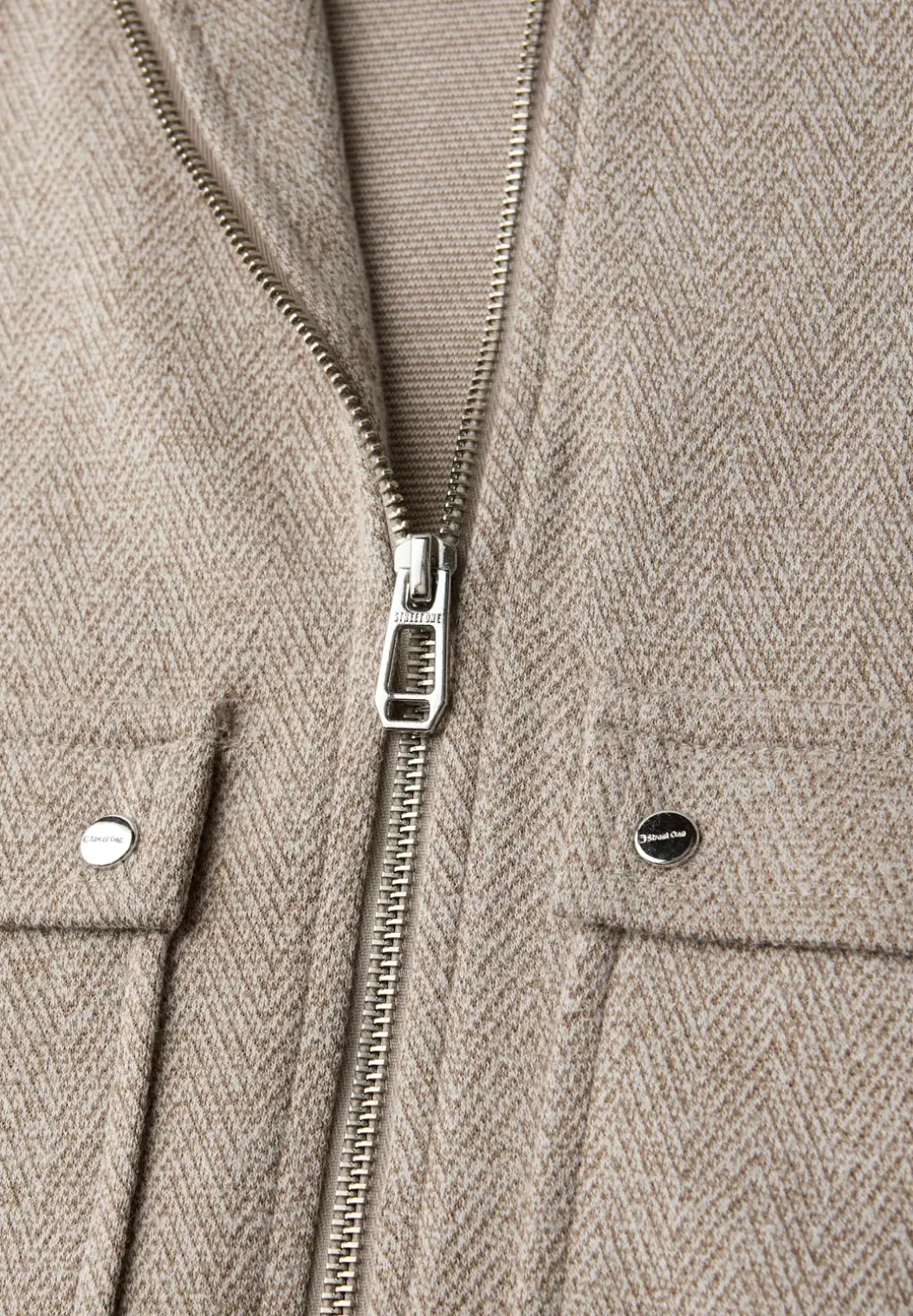 Visgraat blouson