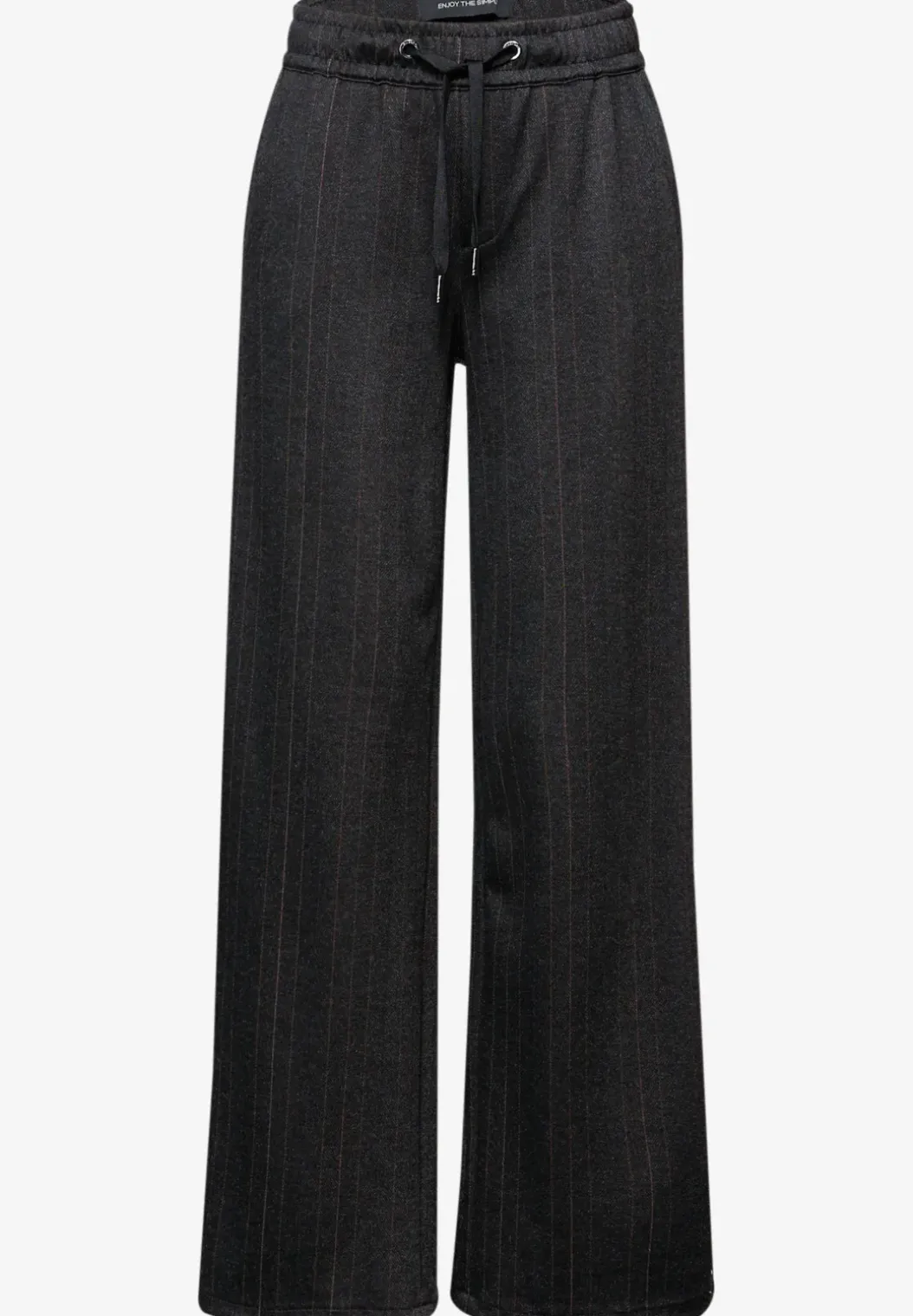 Visgraat jacquard broek
