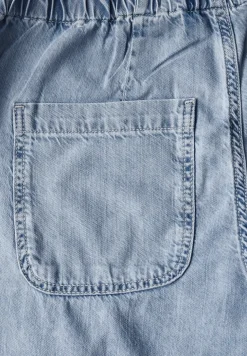 Wide leg jeans paperbag