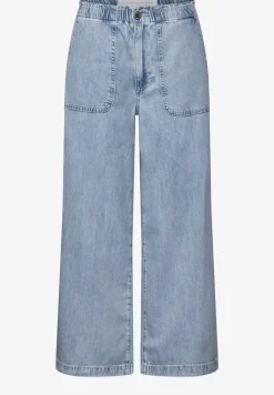 Wide leg jeans paperbag