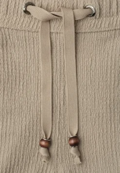 Wide Legs broek in crinkle crashstructuur