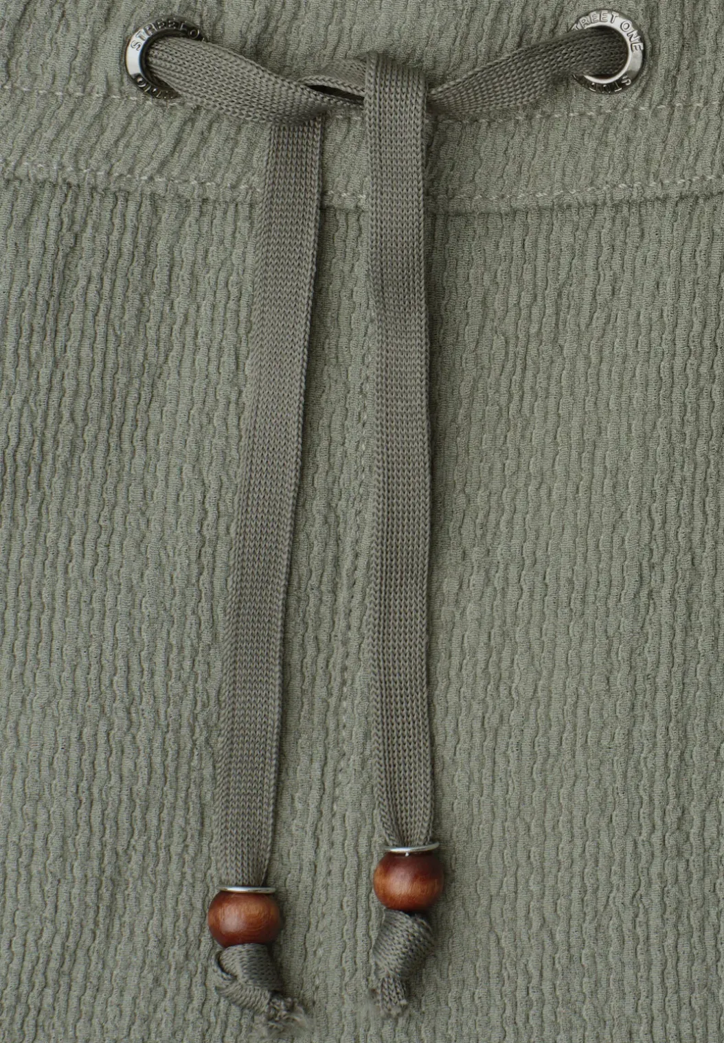 Wide Legs broek in crinkle crashstructuur