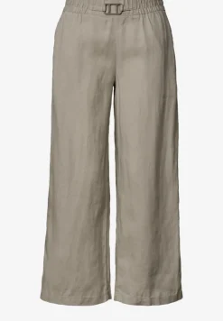 Wide Legs broek in een Loose Fit van linnen