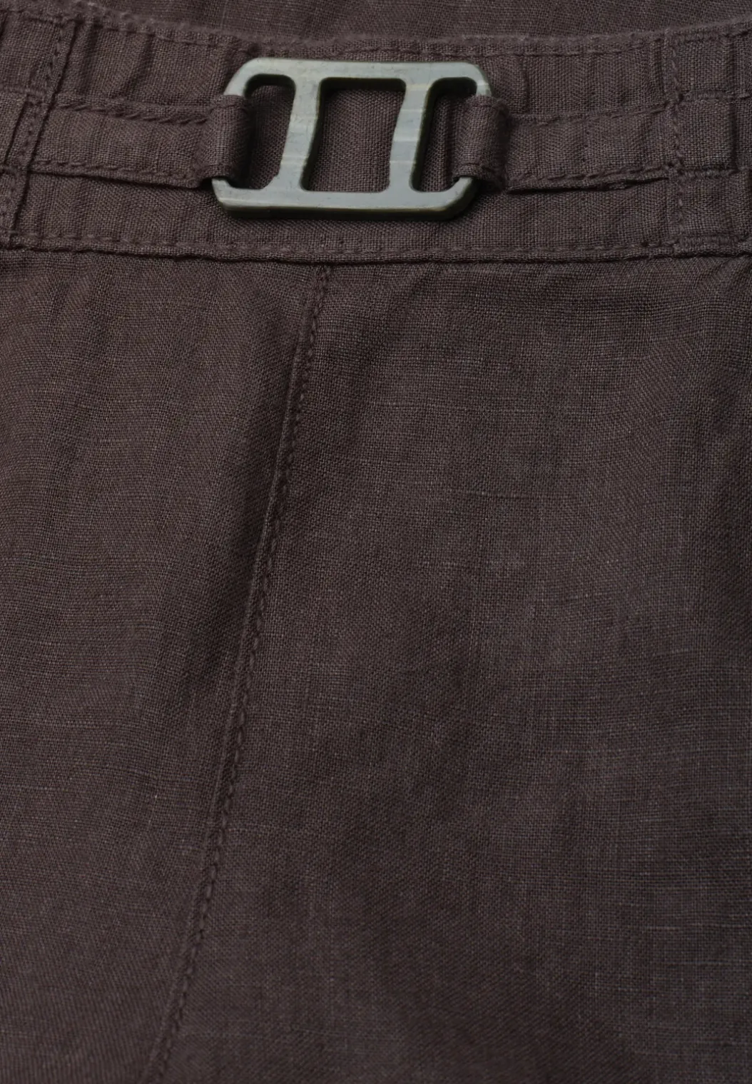 Wide Legs broek in een Loose Fit van linnen