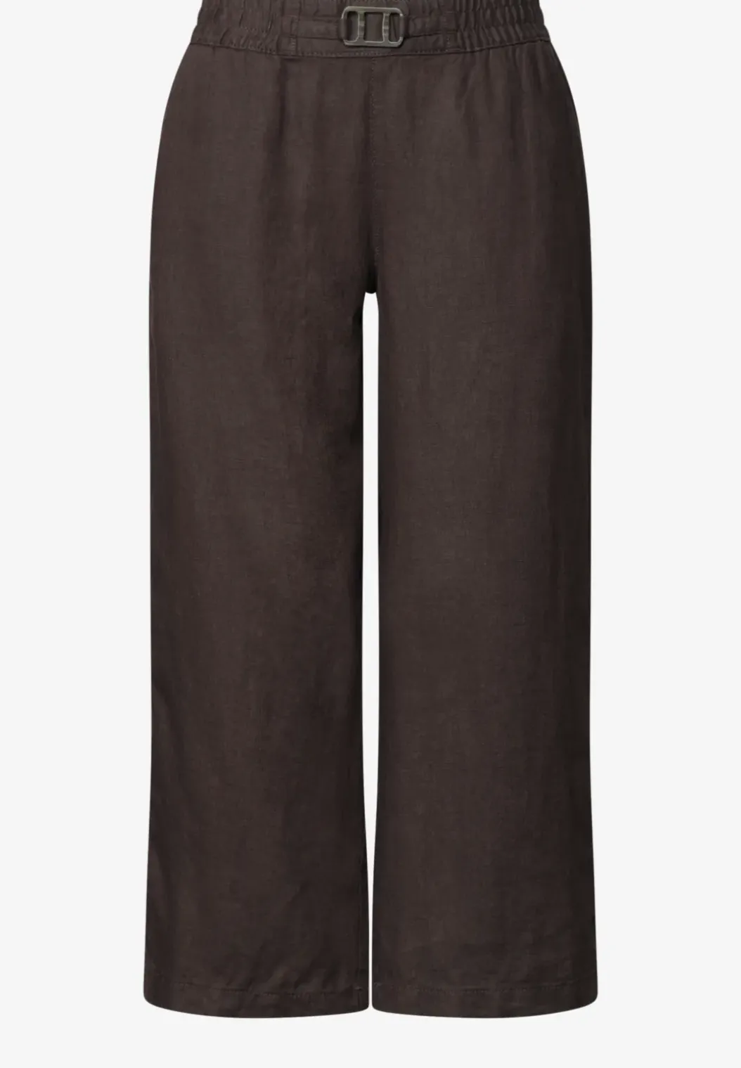 Wide Legs broek in een Loose Fit van linnen