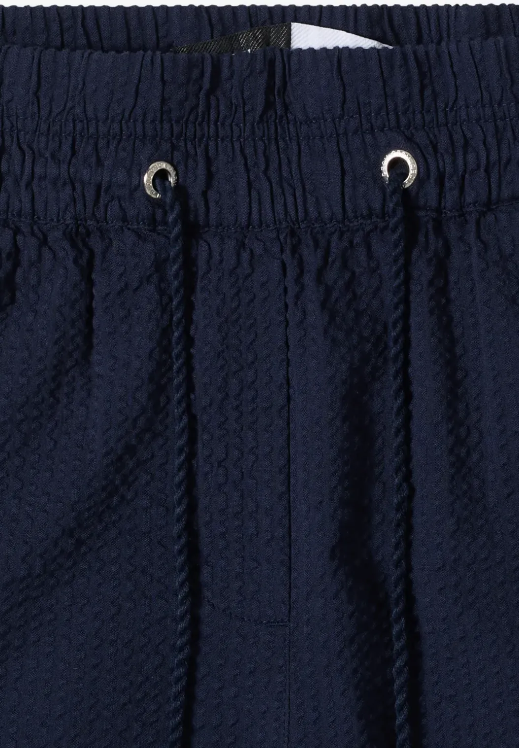 Wide Legs broek in seersucker kwaliteit