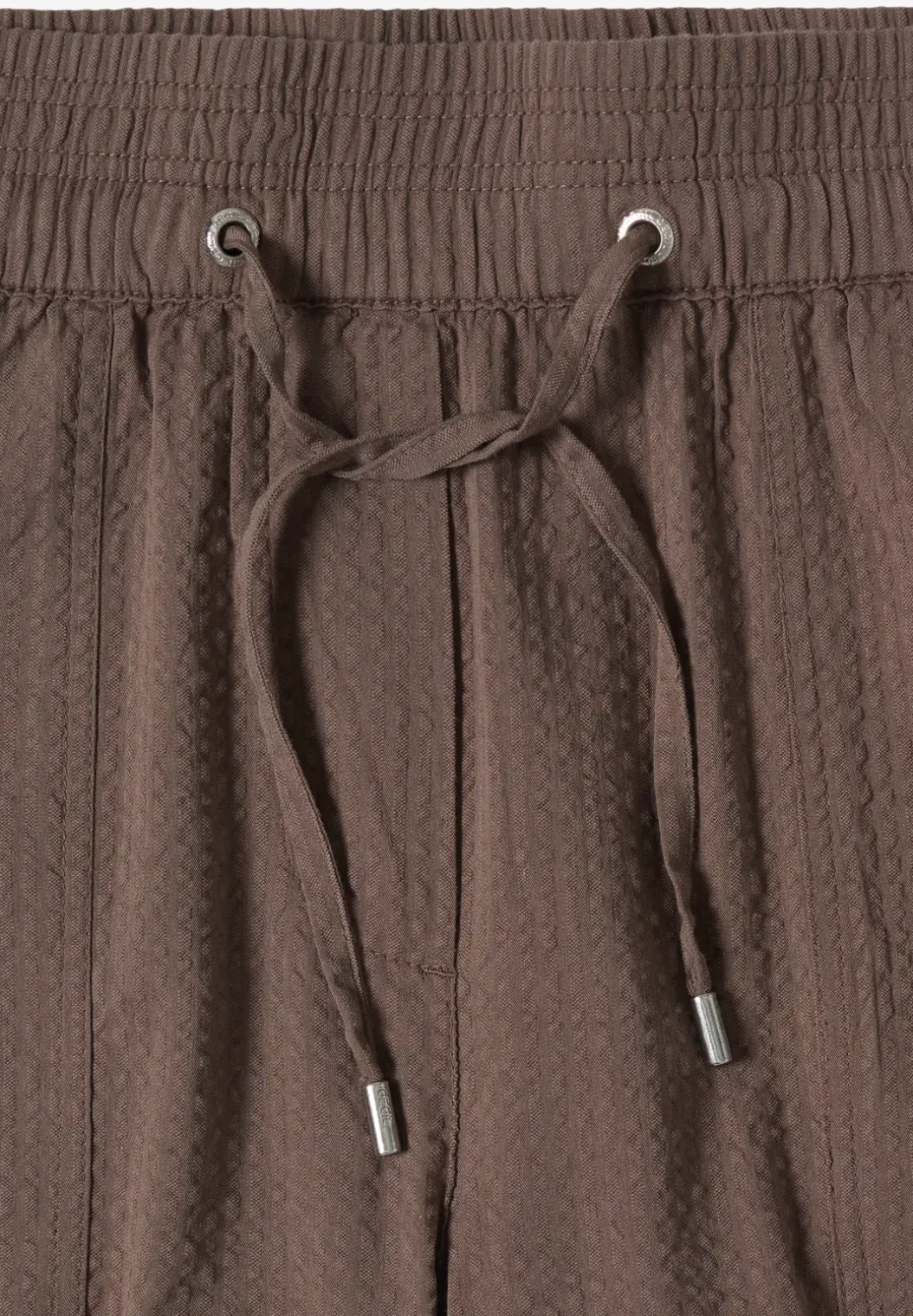 Wide Legs broek in seersucker kwaliteit