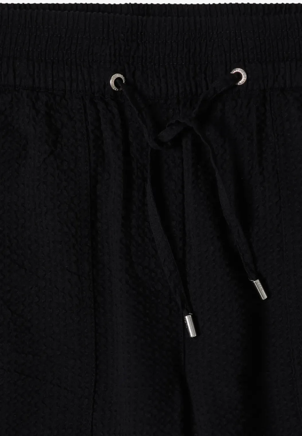 Wide Legs broek in seersucker kwaliteit