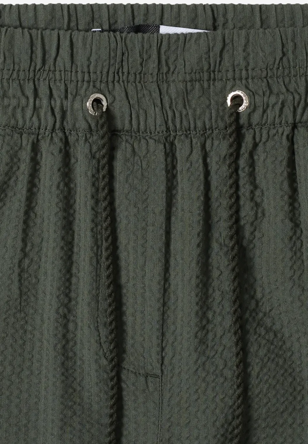 Wide Legs broek in seersucker kwaliteit