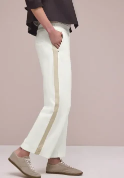 Wide Legs broek met galonstrepen