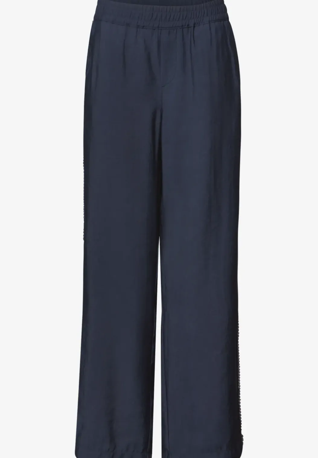 Wide Legs broek met gehaakt band