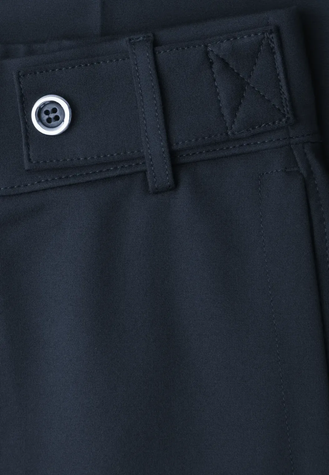 Wide Legs broek met knoopdetail
