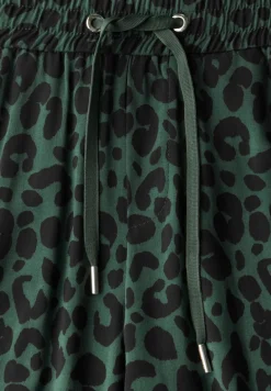 Wide Legs broek met leoprint
