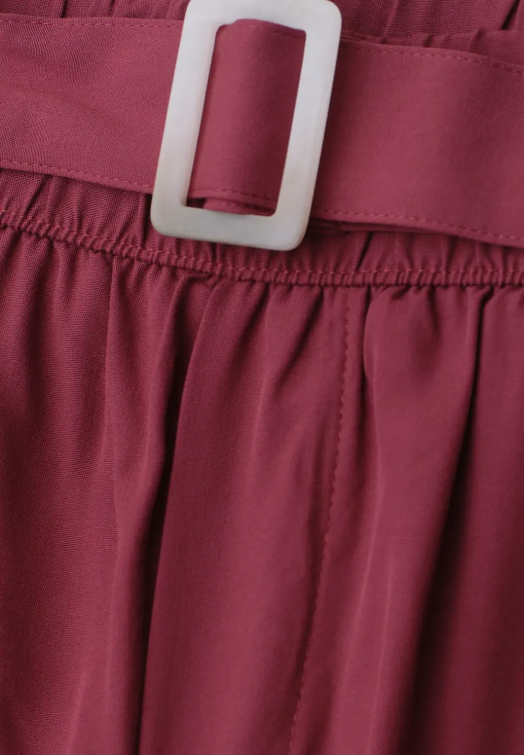 Wide Legs broek met riem