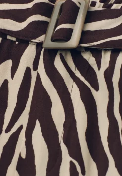 Wide Legs broek met riemdetail
