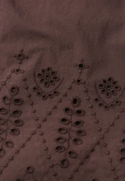 Wide Legs broek met Shiffley borduursel