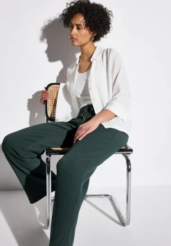 Wide Legs broek met structuur