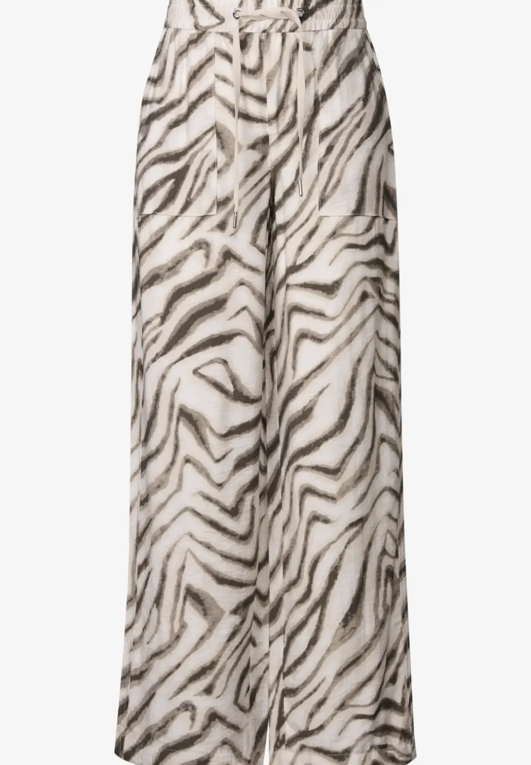 Wide Legs crêpe broek