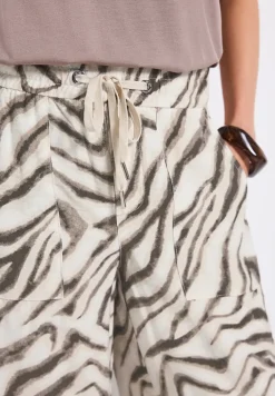 Wide Legs crêpe broek