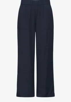 Wide Legs culottes in een Loose Fit met biezen