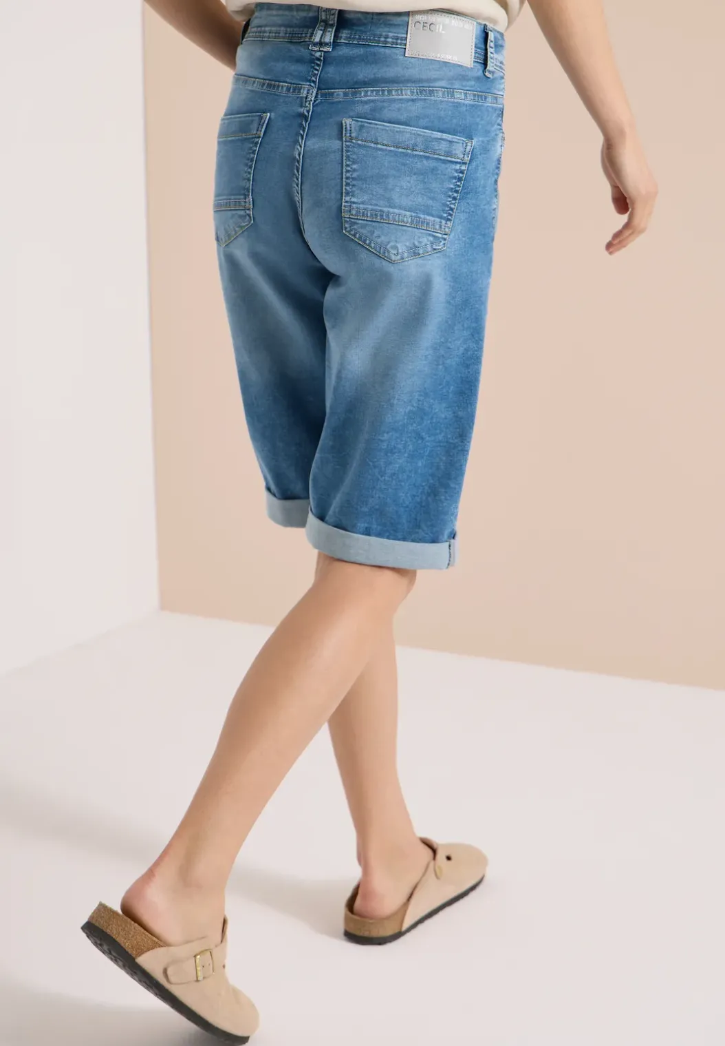 Wide Legs denim shorts