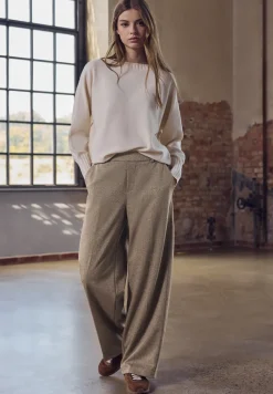 Wide Legs gemêleerde broek
