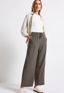 Wide Legs gestructureerde broek