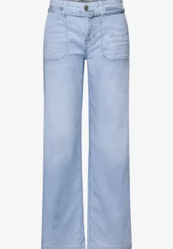 Wide Legs in gebleekte look