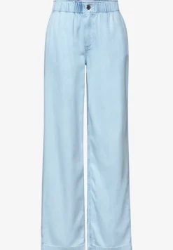Wide Legs jeans met paperbag tailleband