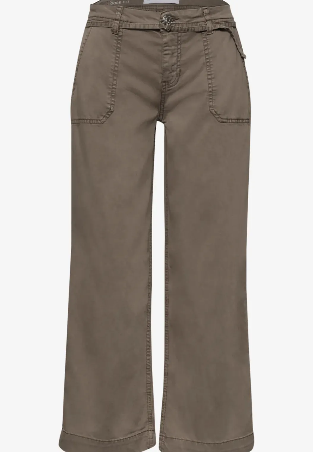 Wide Legs jeans met riemdetail