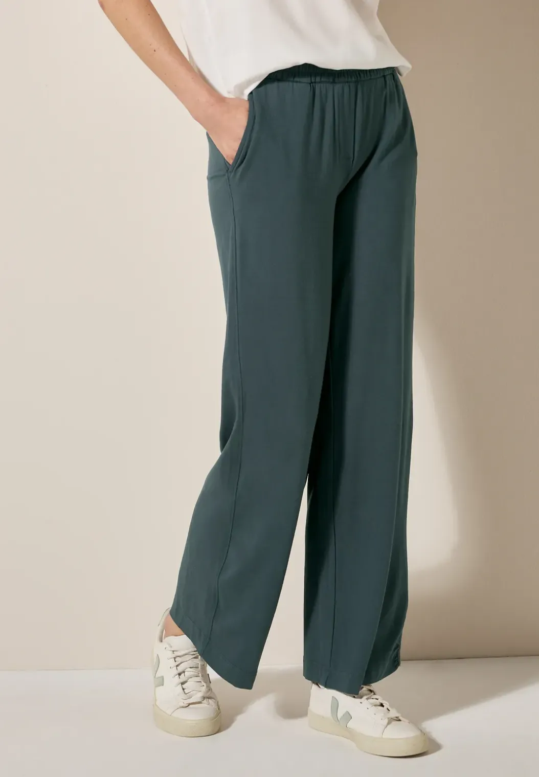 Wide Legs jersey broek