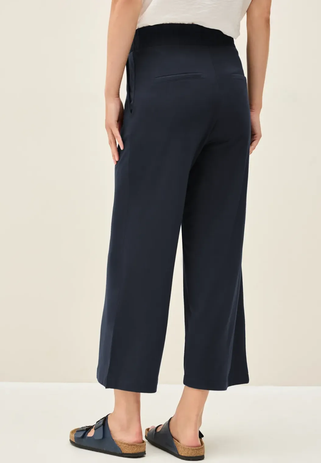 Wide Legs jersey broek