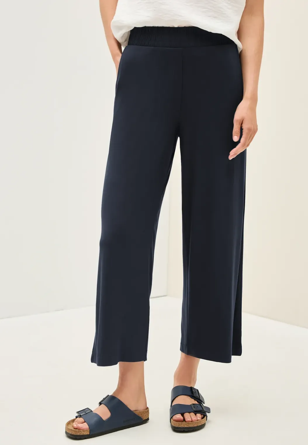 Wide Legs jersey broek