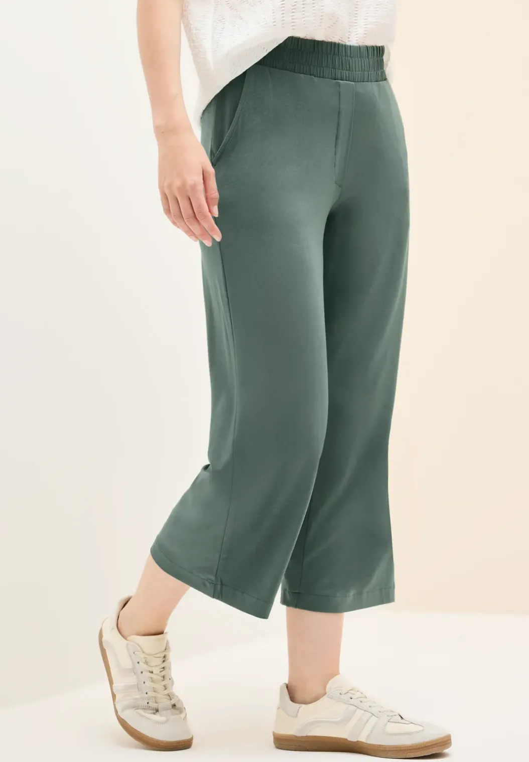 Wide Legs jersey broek