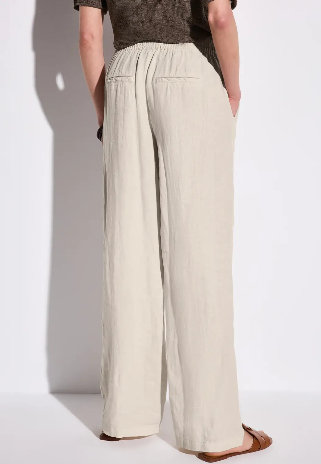 Wide Legs linnen broek