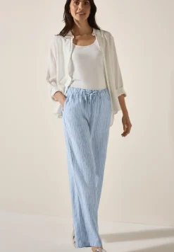 Wide Legs linnen broek