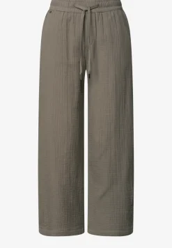Wide Legs mousseline broek in Loose Fit