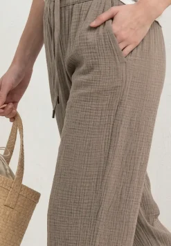 Wide Legs mousseline broek in Loose Fit