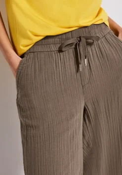 Wide Legs mousseline broek
