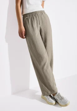 Wide Legs mousseline broek