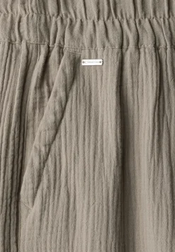 Wide Legs mousseline broek